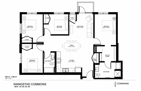 Wangstad Commons, Brooklyn Center, Minnesota